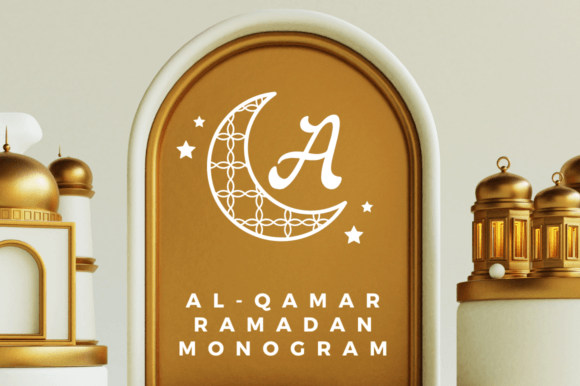 Alqamar Ramadan Monogram Font for Branding Projects