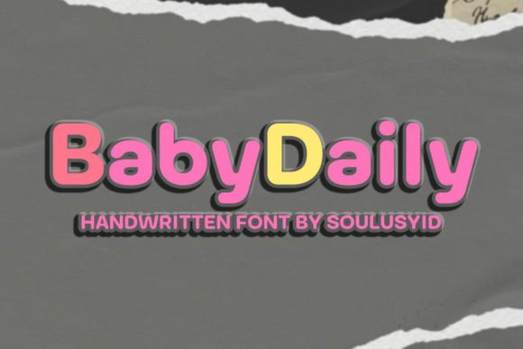 Babydaily Font for Web Design and Branding