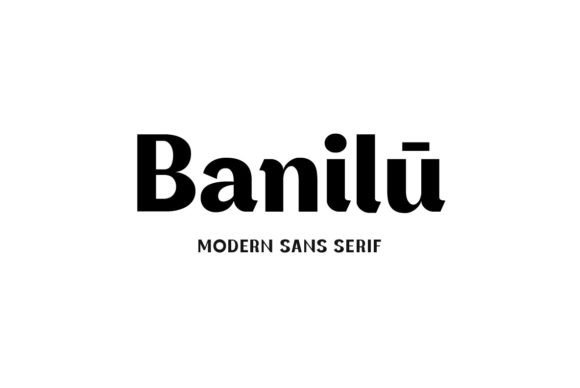 Banilu: A Modern Sans Serif Font for Editorial Elegance