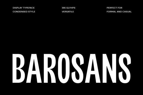 Barosans: A Modern Sans Serif Font for Digital Design