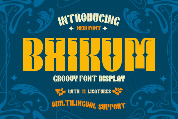 Bhikum Font for Handmade and Commercial Projects
