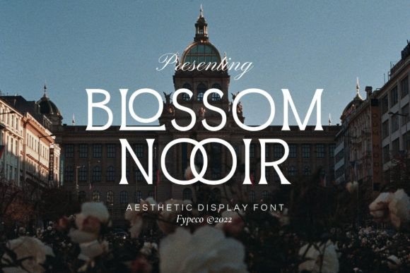 Blossom Noir: A Serif Font for Timeless Design