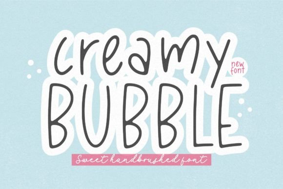 Creamy Bubble: A Font That Elevates Your Brand