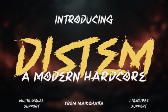 Distem Font for Professional Branding and Design