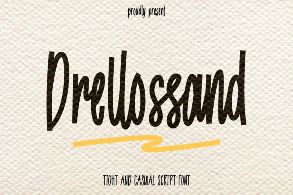 Drellossand: A Script Font with Personality for Handmade Creations
