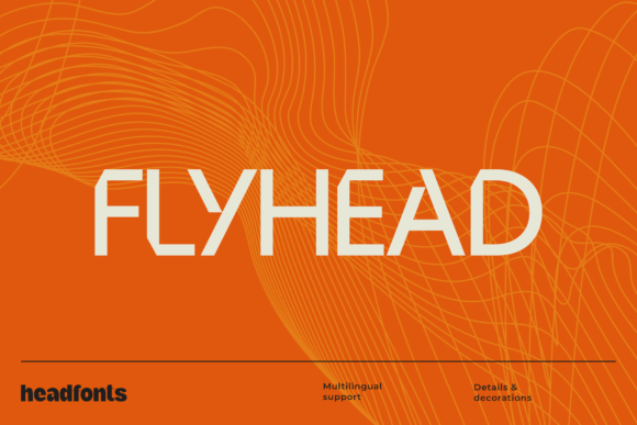 Flyhead: A Modern Sans Serif Font for Bold Branding
