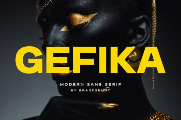 Gefika: A Bold Sans Serif Font for Digital Projects