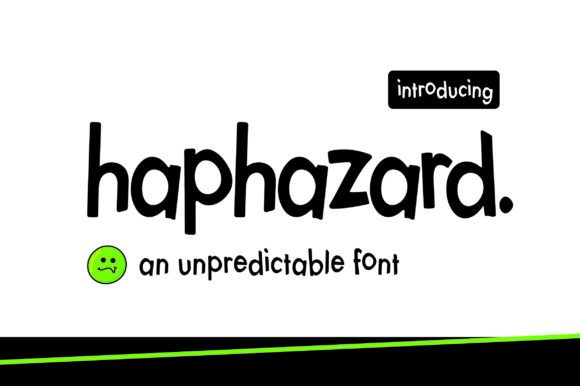 Haphazard Font for Quirky Branding Projects
