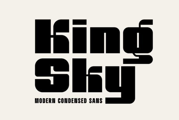 King Sky: A Modern Sans Serif for Editorial Elegance