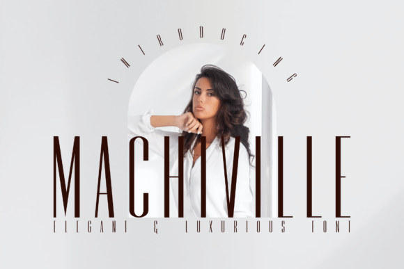 Machiville Font for Modern Marketing