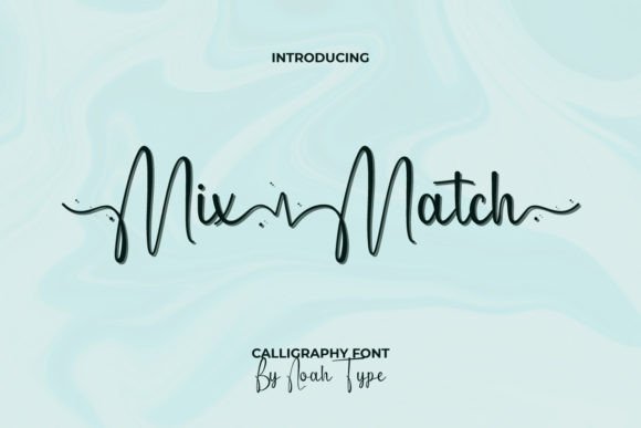 Mix Match: A Playful Script Font for Modern Campaigns