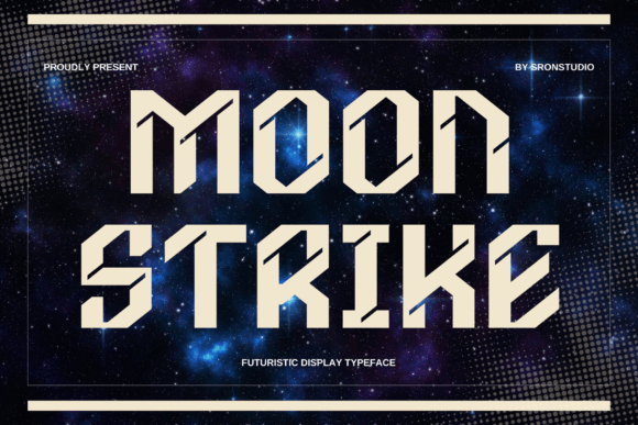 Mooonstrike: A Futuristic Sans Serif Font for Digital Design