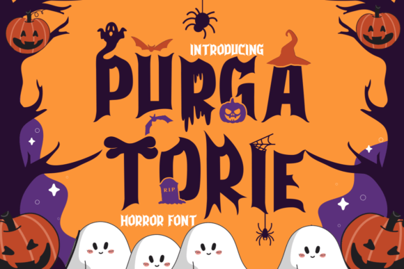 Purgatorie Halloween Font for Web Design