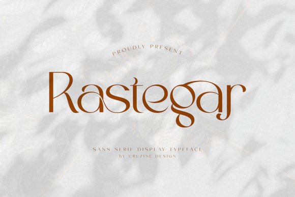 Rastegar: A Modern Sans Serif Font for Polished Branding