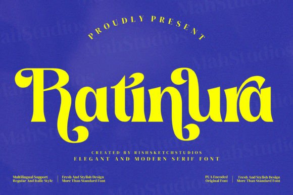 Ratinura: A Professional Serif Font for Your Brand