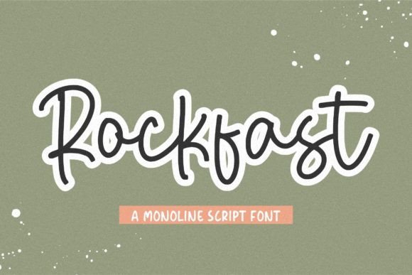 Rockfast – A Clean Script Font for Handmade Creations