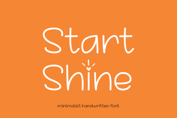 Start Shine: A Handwritten Font That Elevates Handmade Creations